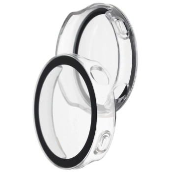 Etui ze szkłem do zegarka Bizon Case+Glass Watch do Huawei Watch GT6 41 mm, przezroczyste