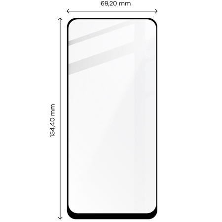 Szkło hartowane Bizon Glass Edge 2 do Xiaomi Redmi Note 12S, czarne