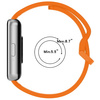 Pasek Bizon Strap Watch Silicone do Galaxy Fit 3, marchewkowy