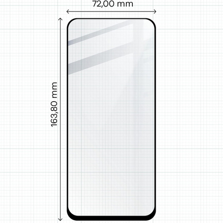 2x Szkło + szybka na aparat BIZON Edge 2 Pack do Xiaomi Redmi 12