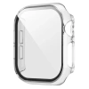Etui ze szkłem do zegarka Bizon Case+Glass Watch do Apple Watch SE 3 / SE 2 / SE / 6 / 5 / 4 (44 mm), przezroczyste