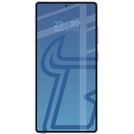 2x Szkło + szybka na aparat Bizon Edge 2 Pack do Galaxy S25 Ultra