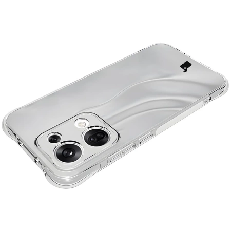 Elastyczne etui Bizon Case Salpa do Oppo Reno13, przezroczyste