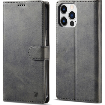 Etui Bizon Case Wallet do iPhone 14 Pro, czarne