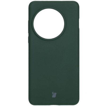 Silikonowe etui Bizon Soft Case do OnePlus 13, ciemnozielone