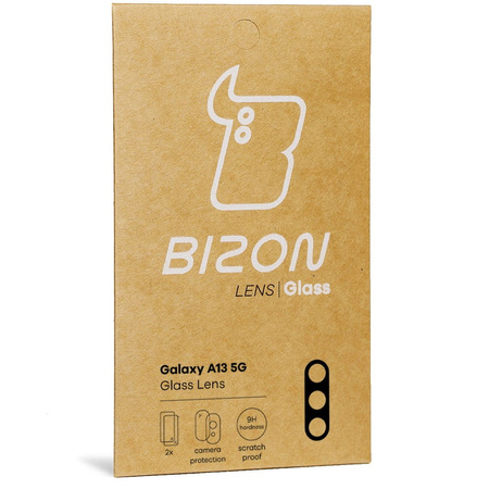 Szkło na aparat Bizon Glass Silk Lens dla Galaxy A13 5G, 2 sztuki
