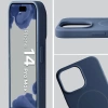 Silikonowe etui z pierścieniem magnetycznym Bizon Soft Case Magnetic do iPhone 14 Pro Max, granatowe