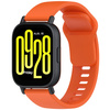 Pasek silikonowy do smartwatcha, Bizon Strap Watch Silicone Pro H, Quick Release 22 mm, pomarańczowy
