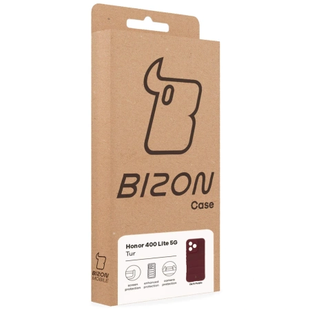 Pancerne etui Bizon Case Tur do Honor 400 Lite, burgundowe