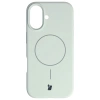 Silikonowe etui z pierścieniem magnetycznym Bizon Soft Case Magnetic do iPhone 17, pistacjowe