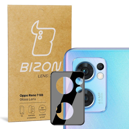 Szkło na aparat Bizon Glass Lens dla Oppo Reno 7 5G, 2 sztuki