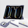 Etui Bizon Case Tab Clear Matt do iPad Pro 13" 2025 / 2024, lawendowe