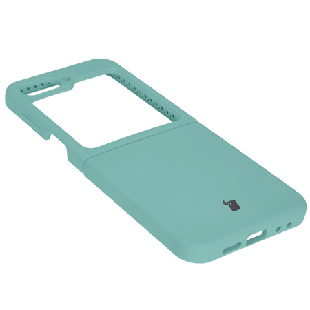 Silikonowe etui Bizon Soft Case do Galaxy Z Flip6, turkusowe