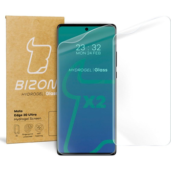 Folia hydrożelowa na ekran Bizon Glass Hydrogel Front Duo do Motorola Edge 30 Ultra, 2 sztuki