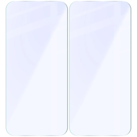 Elastyczne szkło hybrydowe Bizon Glass Mule Duo do Vivo X200 FE, 2 sztuki