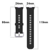 Pasek Bizon Strap Watch Silicone Pro SR do Huawei Watch Fit 4 / 4 Pro / 3, czarny