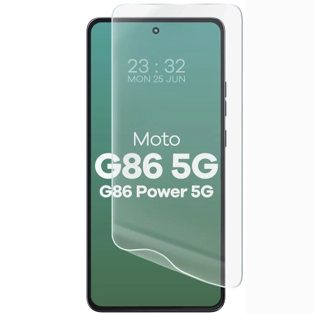 Folia hydrożelowa na ekran Bizon Glass Hydrogel Front Duo do Motorola Moto G86 5G / G86 Power 5G, 2 sztuki
