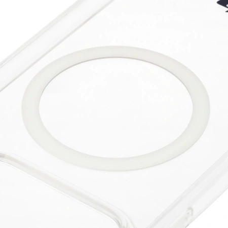 Etui z pierścieniem magnetycznym Bizon Case CrystalO do Realme GT 8 Pro, przezroczyste