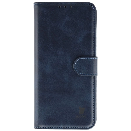 Etui z klapką Bizon Case Pocket do Motorola Edge 50 Neo/60 Neo, granatowe
