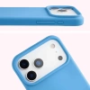 Silikonowe etui Bizon Soft Case do iPhone 17 Pro Max, niebieskie