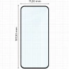 Szkło hartowane Bizon Glass Edge Duo do Honor 400 Lite, czarna ramka, 2 sztuki
