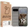 Pancerne etui Bizon Case Tur do Google Pixel 10 / 10 Pro, jasnoszare