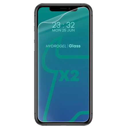 Folia hydrożelowa na ekran Bizon Glass Hydrogel Front Duo do iPhone 11 Pro / Xs, 2 sztuki