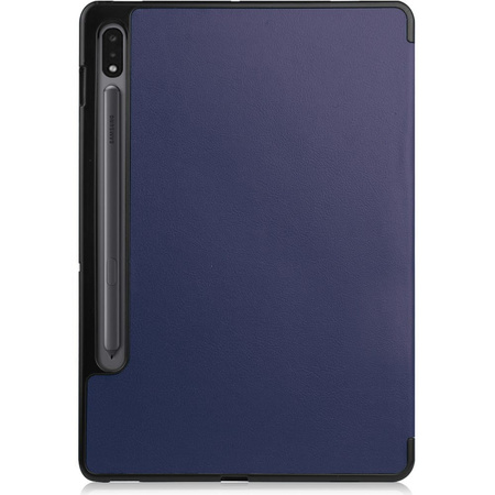 Etui Bizon Case Tab Lizard do Galaxy Tab S8 / S7, granatowe