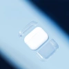 Elastyczne etui z karabińczykiem Bizon Case Headphone Clear do AirPods Pro 3, przeźroczysto-niebieskie