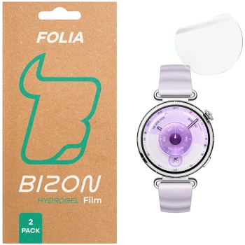 Folia hydrożelowa na ekran Bizon Glass Watch Hydrogel Duo do Huawei Watch GT6 41 mm, 2 sztuki
