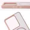 Etui z pierścieniem magnetycznym Bizon Case MatteO do Realme GT 7 / 7T, przydymione-różowe