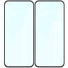 Szkło hartowane Bizon Glass Edge Duo do Honor 400 Lite, czarna ramka, 2 sztuki