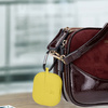 Silikonowe etui z karabińczykiem Bizon Case Headphone Silicone do Galaxy Buds 3/3 Pro/3 FE, żółte