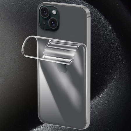 Folia hydrożelowa na tył Bizon Glass Hydrogel Back Duo, iPhone 15 Plus, 2 sztuki
