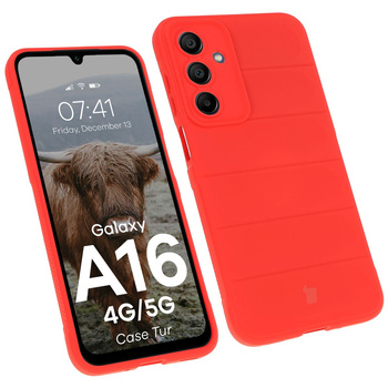 Pancerne etui Bizon Case Tur do Galaxy A16 4G/5G, czerwone