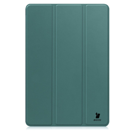 Etui Bizon Case Tab Lizard do Galaxy Tab A9 Plus, ciemnozielone