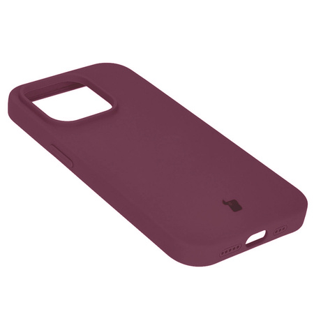 Etui silikonowe do Apple iPhone 15 Pro Bizon Soft Case, ciemnofioletowe