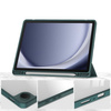 Etui Bizon Case Tab Clear Matt do Galaxy Tab A9 Plus, ciemnozielone