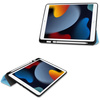 Etui Bizon Case Tab Lizard do iPad 9/8/7 10.2 2021/2020/2019, błękitne