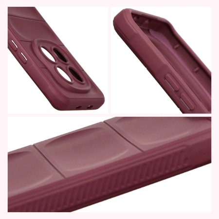Pancerne etui Bizon Case Tur do Xiaomi Redmi Note 15 5G / POCO M8 5G, burgundowe