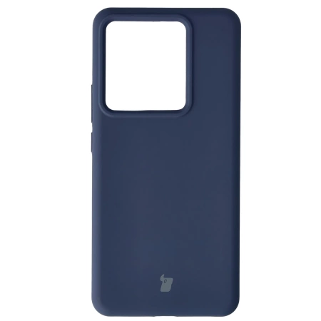 Silikonowe etui Bizon Soft Case do Realme GT 7 / 7T, ciemnoniebieskie
