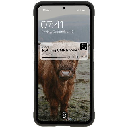 Pancerne etui Bizon Case Tur do Nothing CMF Phone 1, czarne