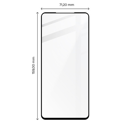 Szkło hartowane Bizon Glass Edge do Xiaomi Poco F4, czarne