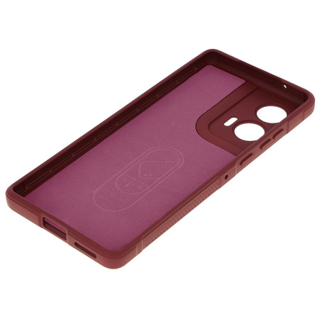 Pancerne etui Bizon Case Tur do Motorola Edge 50 Fusion, ciemnofioletowe