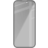 Prywatyzujące szkło hartowane Bizon Glass Edge Shadow do iPhone 16 Pro/ 17 / 17 Pro, przyciemniane z czarną ramką