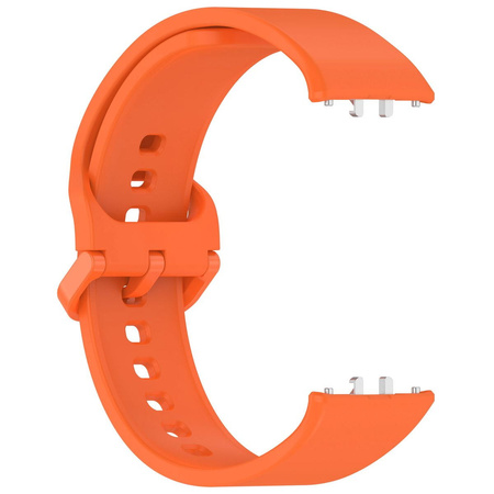 Pasek Bizon Strap Watch Silicone do Galaxy Fit 3, marchewkowy