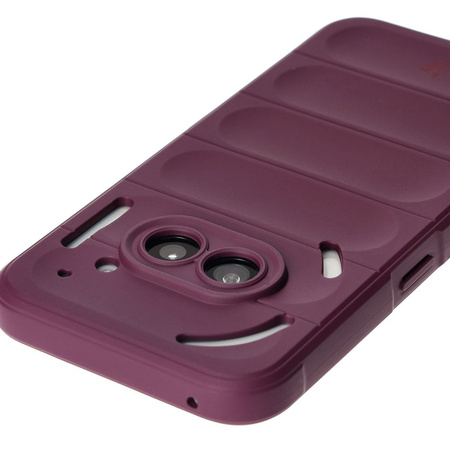 Pancerne etui Bizon Case Tur do Nothing Phone (2a) / (2a) Plus, burgundowe
