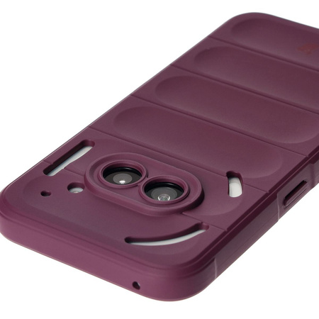 Pancerne etui Bizon Case Tur do Nothing Phone (2a) / (2a) Plus, ciemnofioletowe