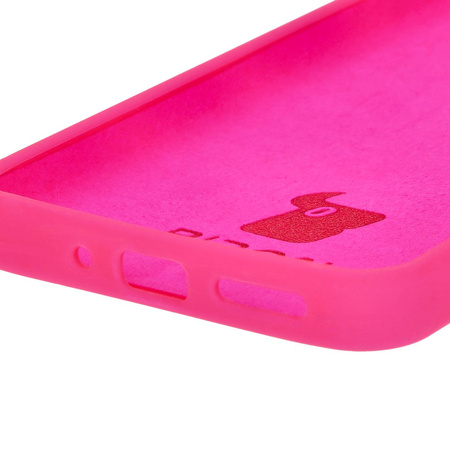 Silikonowe etui Bizon Soft Case do Xiaomi Redmi 13C 4G / Xiaomi Redmi 13C 5G / Xiaomi Poco C65, neonowo-różowe