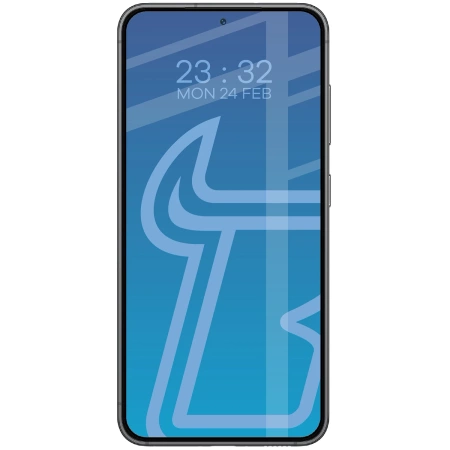 Szkło hartowane Bizon Glass Edge Duo do Galaxy S23, czarna ramka, 2 sztuki